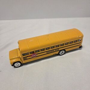 Vintage SunnySide SS #6851 School Bus CB38453 Die Cast 6” Pullback